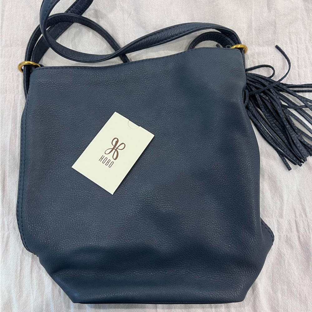 HOBO Blaze Blue Leather - convertible purse/backpack